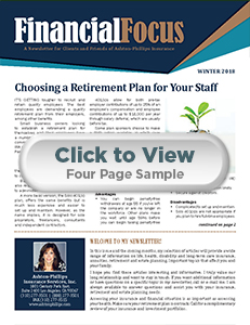 Financial Focus Newsletter