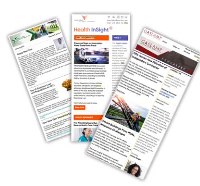 Email Insurance Newsletters templates